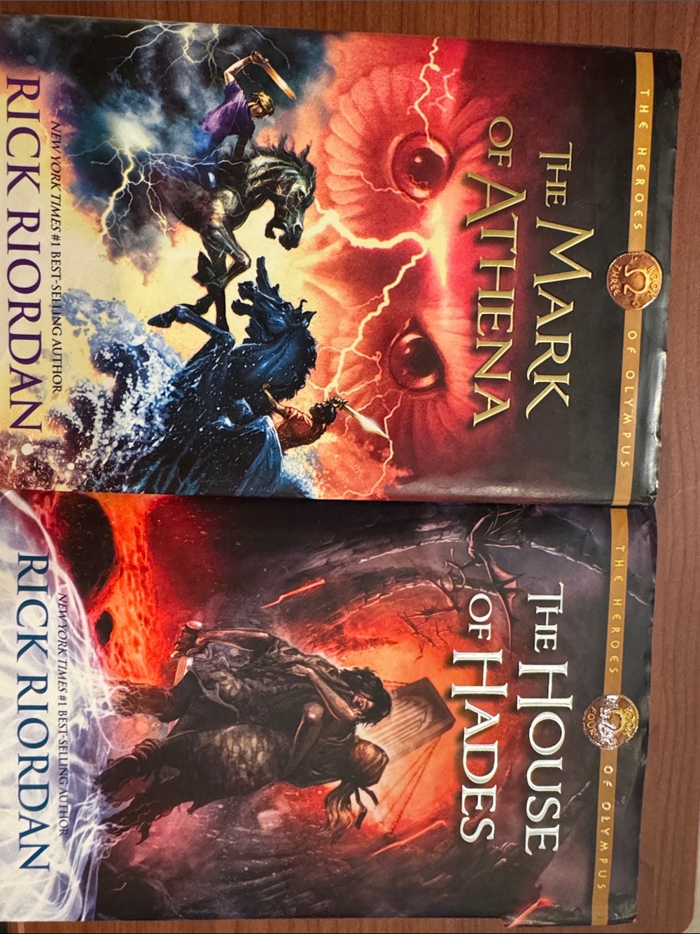 Rick Riordan The Mark of Athena & The House of Hades - Paperback Book Pair